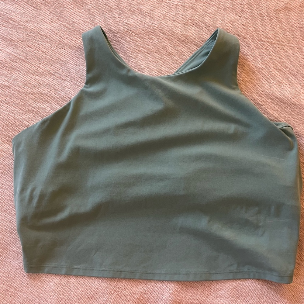 Athleta conscious crop bra 2X